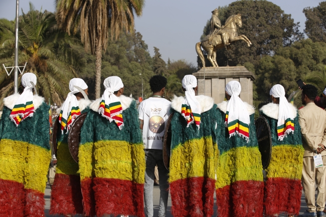 Etiyopyalılar Adowa Zaferi'nin 124. yıl dönümünü kutladı. | Fotoğraf: AA